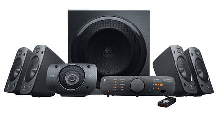 Колонки для домашнього кінотеатру Logitech Z906 5.1 Surround Sound Speaker System (980-000468), фото 1
