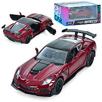 Машинка инертная Auto Mir 2019 Corvette ZR1 AS-3022 12 см c