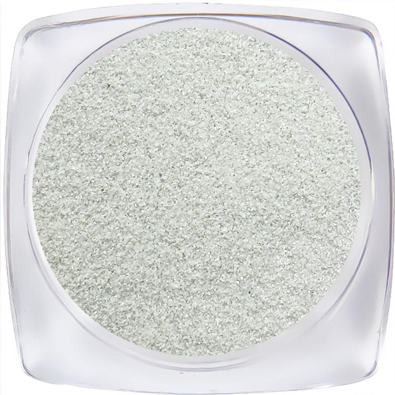 Пісок для дизайну білий із мерехтінням