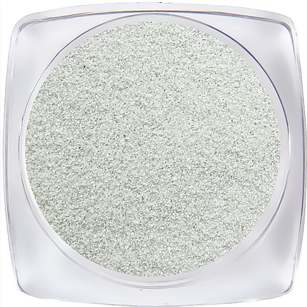 Пісок для дизайну білий із мерехтінням, фото 1