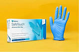 Рукавички НІТРИЛОВІ ТМ Medicom SafeTouch Advanced Slim без пудри, р. S (БЛАКИТНІ), 3,6 гр, фото 2