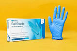 Рукавички НІТРИЛОВІ ТМ Medicom SafeTouch Advanced Slim без пудри, р. S (БЛАКИТНІ), 3,6 гр, фото 6