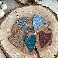 БІРКА СЕРДЕНЬКО 4 см HANDMADE