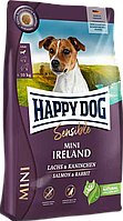 Happy Dog Mini Irland 10кг корм для собак дрібних порід з лососем і кроликом