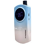 Фрезер для манікюру на акумуляторі блакитний 35000 обертів Nail Drill ZS 237 манікюрний фрезер 30W, фото 6