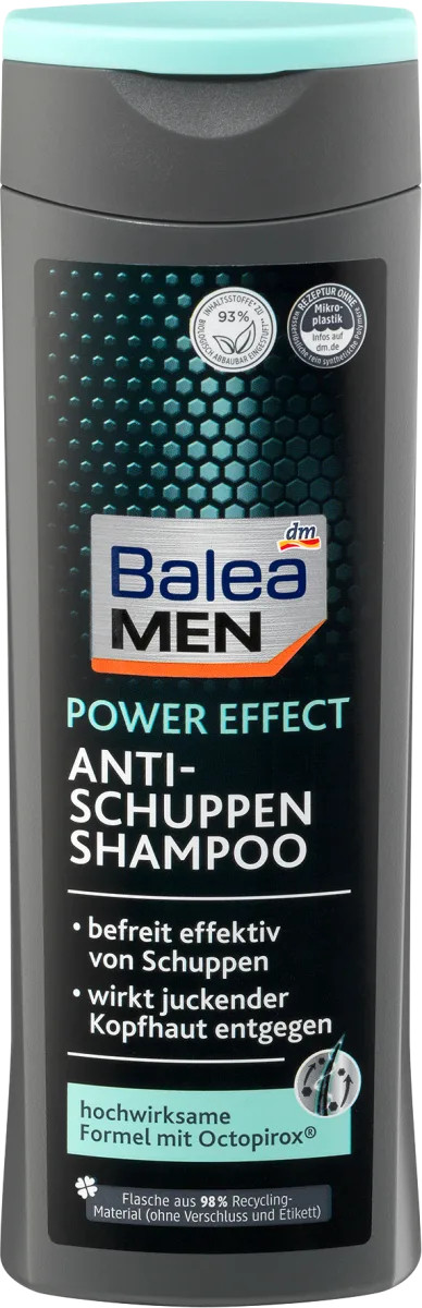 Чоловічий шампунь від лупи Balea Men Anti-Schuppen Power Effect, 250 мл, фото 1