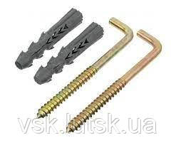 Кріплення водонагрівача до стіни  8/80мм "КОСТИЛЬ ПЛАСКИЙ" КР 401, фото 1