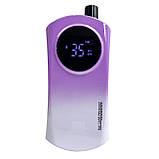 Фрезер для манікюру на акумуляторі блакитний 35000 обертів Nail Drill ZS 237 манікюрний фрезер 20W, фото 6