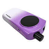 Фрезер для манікюру на акумуляторі блакитний 35000 обертів Nail Drill ZS 237 манікюрний фрезер 20W, фото 7