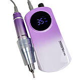 Фрезер для манікюру на акумуляторі блакитний 35000 обертів Nail Drill ZS 237 манікюрний фрезер 20W, фото 9