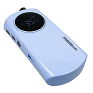 Фрезер для манікюру на акумуляторі блакитний 35000 обертів Nail Drill ZS 237 манікюрний фрезер 30W, фото 3