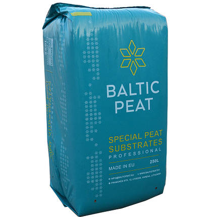Торф'яний субстрат для посіву Baltic Peat 5.5-6.5 pH фр. 0-10 мм 250 л, фото 1