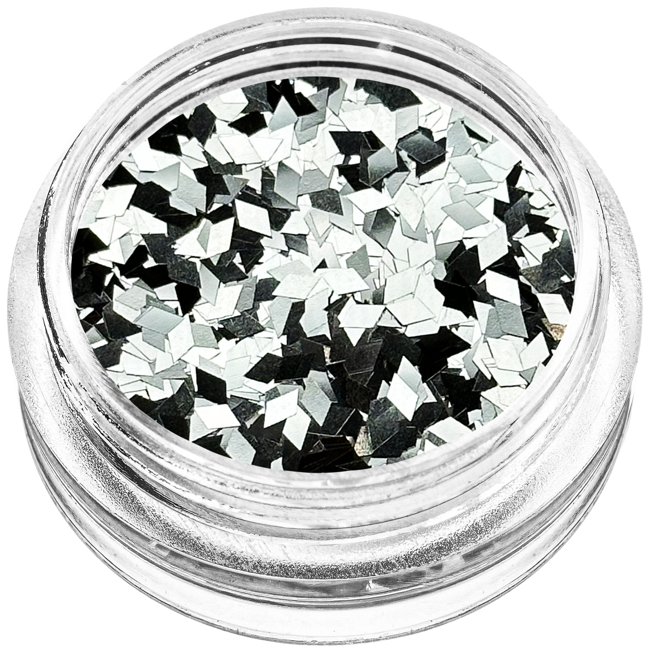 Ромби конфеті для декору срібло