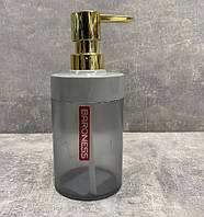 Дозатор для жидкого серого мыла с золотым Baroness Limpia 20009