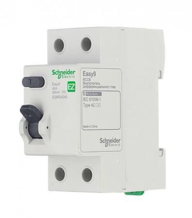 ПЗВ Шнайдер 40а 30мА ВД63 Easy9 Schneider Electric EZ9R34240