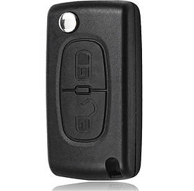 Корпус ключа викидного PEUGEOT 2 кнопки з лезом HU83