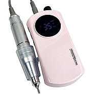 Фрезер для манікюру на акумуляторі рожевий 35000 обертів Nail Drill ZS 237 манікюрний фрезер 20W, фото 10