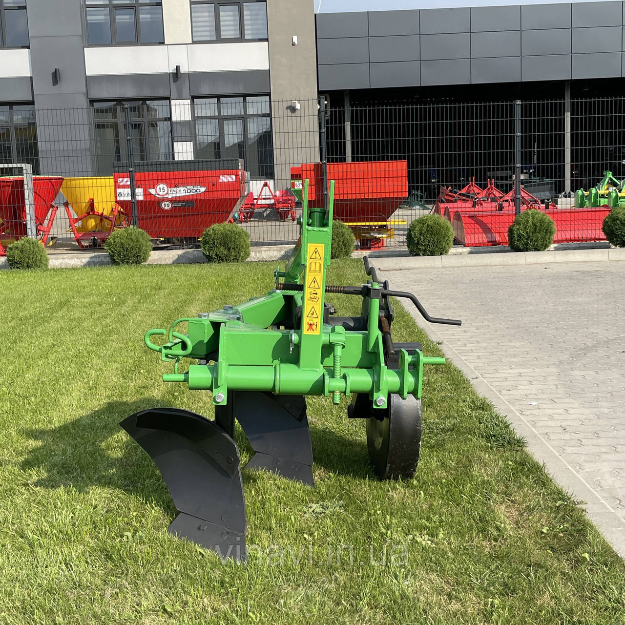 Плуг 2 по 25 см з кутозміном двокорпусний (висока стійка 55 см, посилена рама 100), фото 1