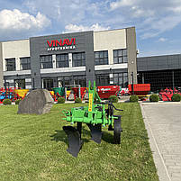 Плуг 2 по 25 см з кутозміном двокорпусний (висока стійка 55 см, посилена рама 100), фото 2