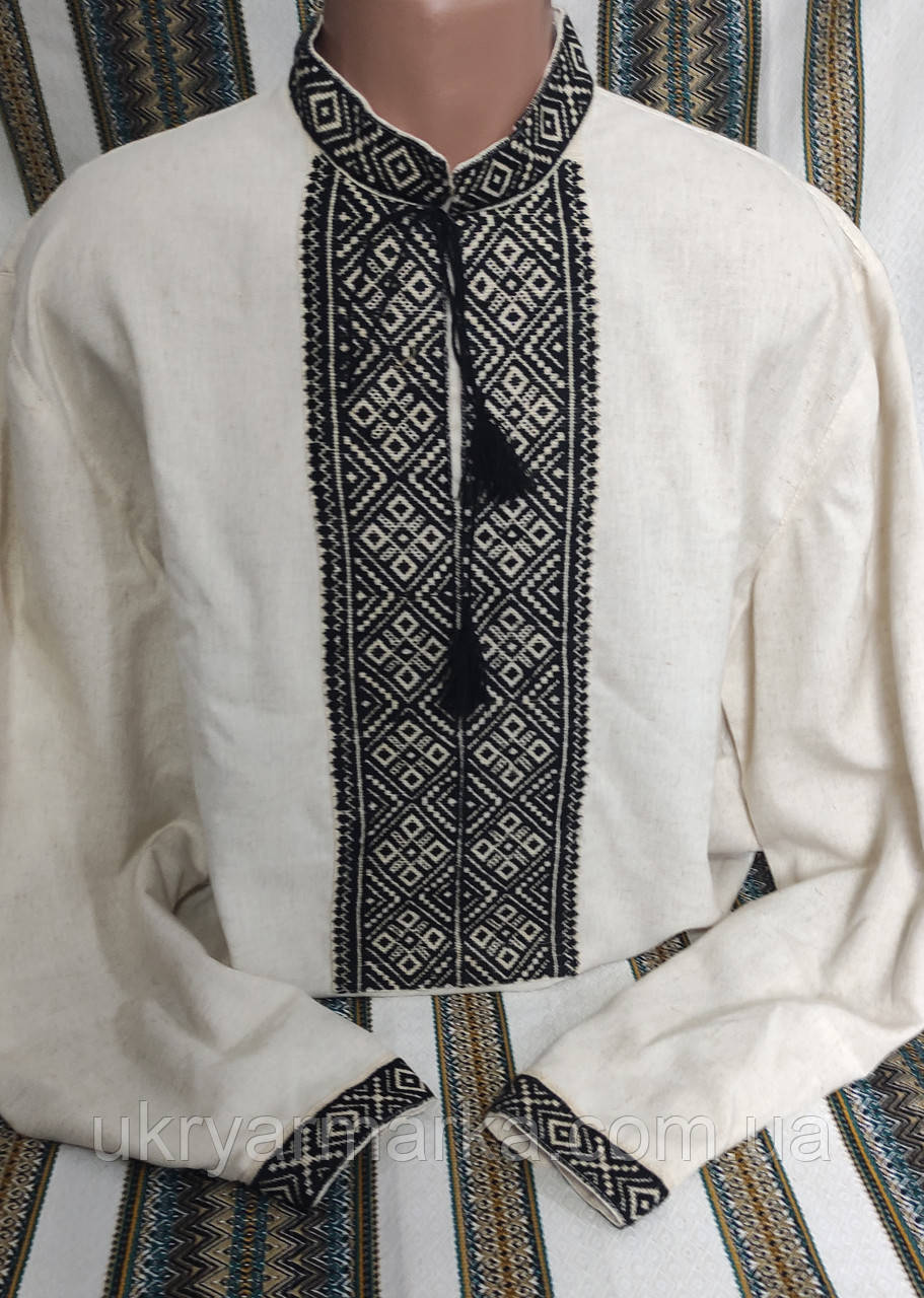 Чоловіча сорочка вишиванка   з символічним орнаментом "Чумак"
