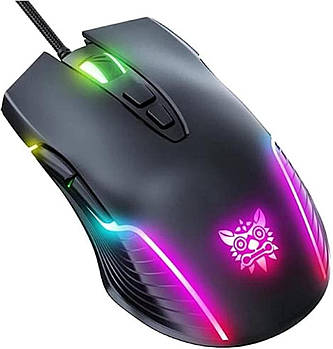 Дротова миша ігрова ONIKUMA Gaming CW905 з підсвіткою RGB Black S