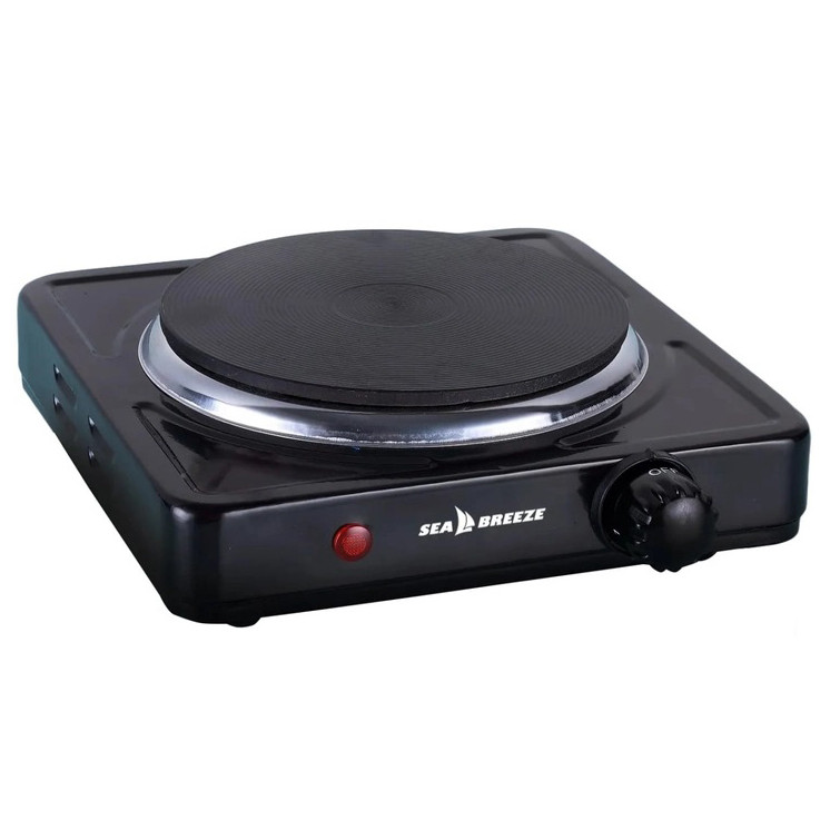 Переносна електрична кухонна плита Sea, Електроплита настільна плита одноконфорочна RM-44 - фото 1 - id-p2056366975
