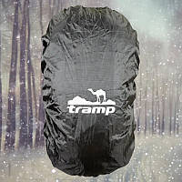 Чехол на рюкзак Tramp черный 70-100 л. L водонепроницаемая накидка , удобная компактная
