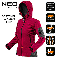 Рабочая куртка женская NEO Softshell, с мембраной 8000, размер M/38 (80-550-M)