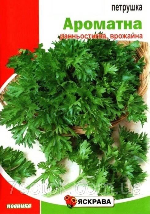 Насіння петрушки Ароматна, ТМ Яскрава, 20г