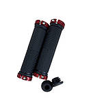 Гріпси велосипедні з червоними кільцями-затискачами Baisike, фото 2