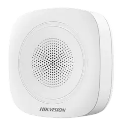Hikvision DS-PS1-I-WE-Red (красная подсветка) Бездротова внутрішня сирена