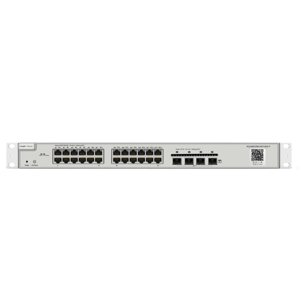 Ruijie RG-NBS3200-24GT4XS-P 24-портовий L2 керований 10G POE