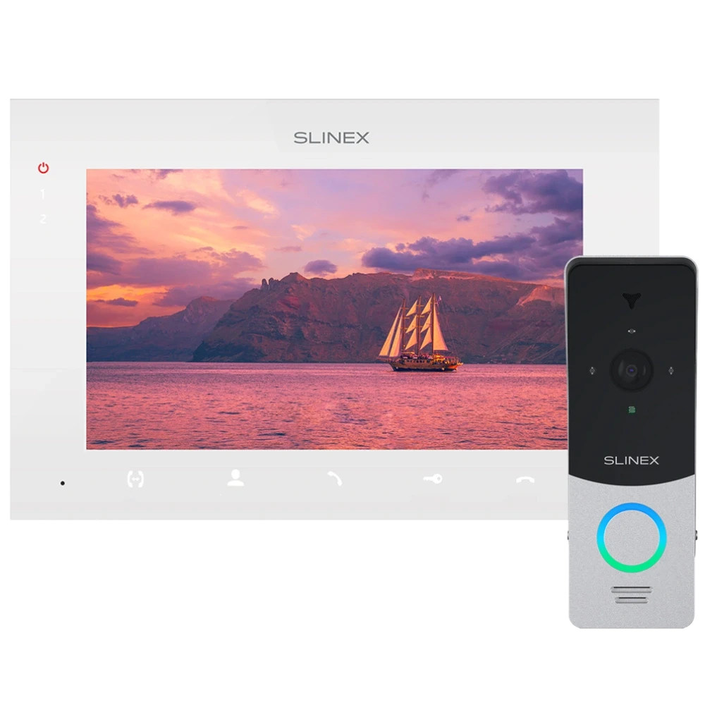 Slinex ML-20HD(Black)+SQ-07MTHD(White) Комплект відеодомофону