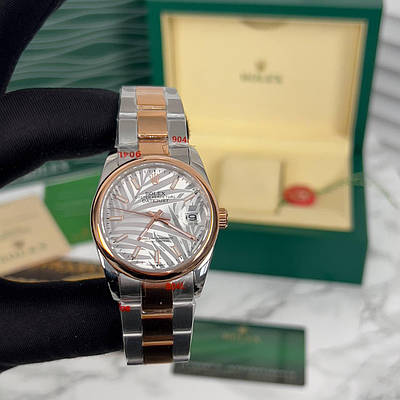 Якісний годинник Rolex DateJust Oyster Perpetual 36 Silver-Rose Gold