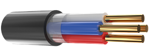 Кабель контрольний екранований КВВГ 4*1