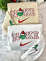 Худи Nike Mrs and Mr Grinch унисекс Кофты свитера толстовки худи унисекс Свитшоты унисекс с печатью