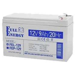 Full Energy FEL-129 Акумулятор гелевий 12В 9А•г