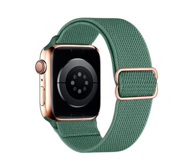 Ремінець Apple Watch Hoco iWatch WA04 Fashion elastic nylon 38-41mm, Pine Green (786722)