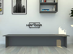 Лавка проста ЛТ-1 з ЛДСП, 250 см, колір Дуб Сонома