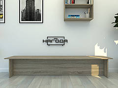 Лавка проста ЛТ-1 з ЛДСП, 250 см, колір Дуб Сонома