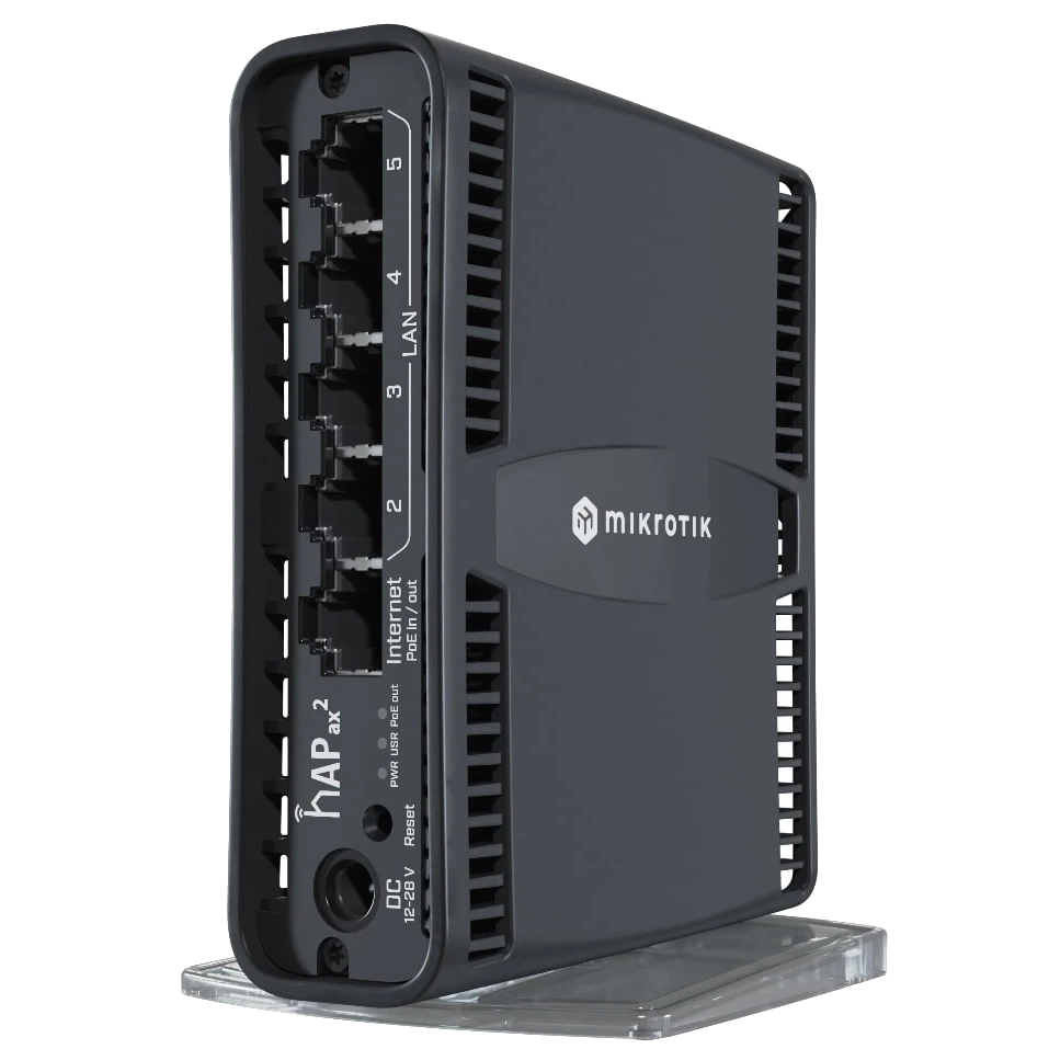 Mikrotik hAP ax² (C52iG-5HaxD2HaxD-TC) Бездротовий WiFi 6 маршрутизатор