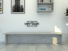 Лавка проста ЛТ-1 з ЛДСП, 250 см, колір Дуб Сонома