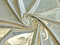 Ткань Трикотаж масло зеркальный, светлое золото