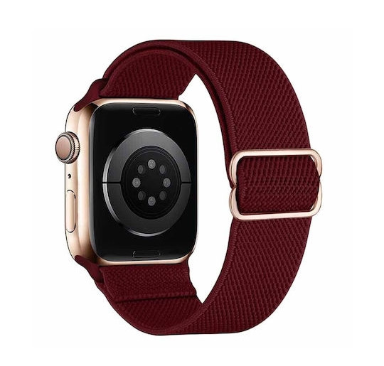 Ремінець Apple Watch Hoco iWatch WA04 Fashion elastic nylon 38-41mm, Dark Wine (786661), фото 1