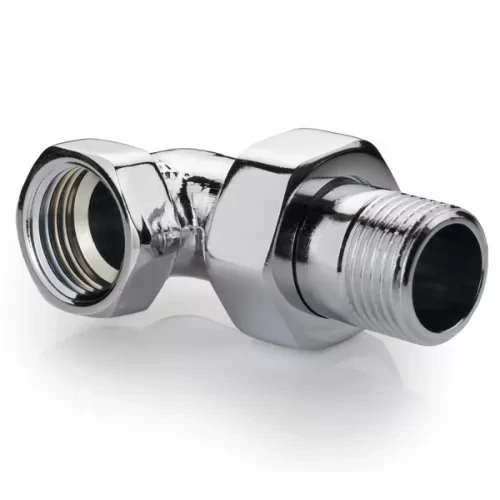 Сгон американка 1/2" KP CZECH угловая хром