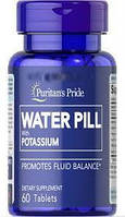 Water Pill With Potassium Puritan's Pride, 60 таблеток