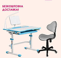 Комплект зростаюча парта Cubby Fressia Grey + комп'ютерне крісло