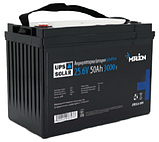 Літій-залізо-фосфатний акумулятор Merlion LiFePO4 25.6V 50Ah BMS (330х173х216) до 5000 циклів, фото 2
