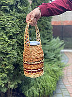 Кошик банка плетена лозою на 3 л. Арт:509017