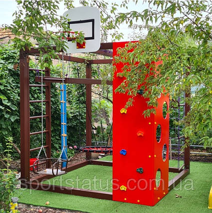 Дитячий ігровий майданчик Куб 23 2,5*2,5м Game cube спортивний комплекс вуличний дитячий комплекс, фото 1